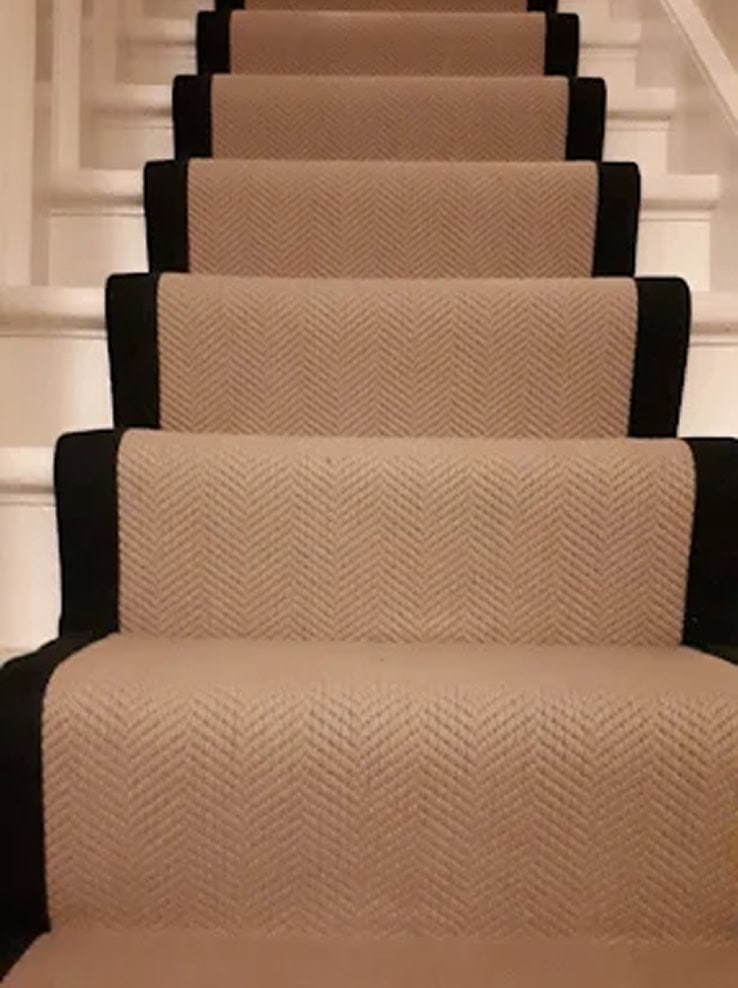 Freshly fitted carpet on a recent domestic project.