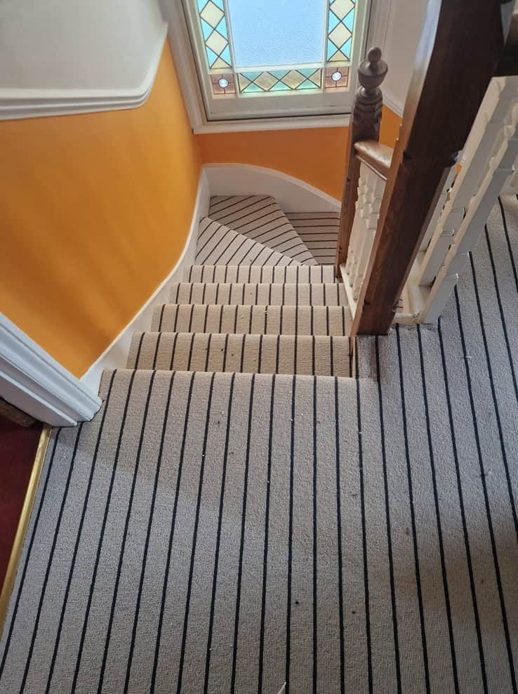Professional flooring installation completed by the in-house team.